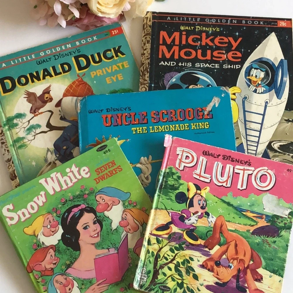 Golden books Old Little Golden Books Walt Disney Uncle Scrooge The Lemon